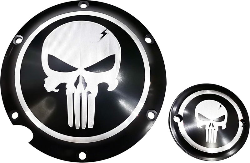 Yarmile Motorcycle Derby Cover Aluminum Derby Cover Engine Timing Timer Cover Compatible with for Harley Davidson Sportster Iron XL883 1200 Forty Eight Seventy Two 48 72 Nightster Roadster 2004-2019 (Black) - Image 1